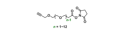 Propargyl-PEGn-NHS ester